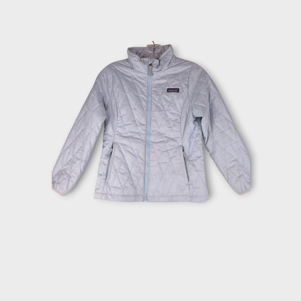 Patagonia Pale Blue Nano Puff Jacket Size 12G heritage recycled layering